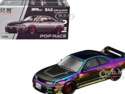 Skyline GT-R (R33) RHD (Right Hand Drive) Chameleon Chrome with Carbon Hood 