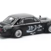 Skyline GT-R V8 Drift "Hakosuka" RHD (Right Hand Drive) "Coca-Cola" Black 1/64 Diecast Model Car by Pop Race