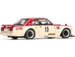 Skyline GT-R V8 Drift "Hakosuka" RHD (Right Hand Drive) #10 "Watanabe" Red and Cream 1/64 Diecast Model Car by Pop Race