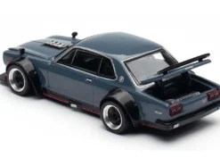 Skyline GT-R V8 Drift "Hakosuka" RHD (Right Hand Drive) Gray "Tokyo Auto Salon Hong Kong 2025" Special Edition 1/64 Diecast Model Car by Pop Race