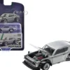 Skyline KPGC110 "Kenmeri" RHD (Right Hand Drive) Raw Metal "Enigma Exclusive Edition" 1/64 Diecast Model Car by Pop Race