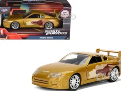 Slap Jack's Toyota Supra Gold Fast & Furious Movie 1/32 Diecast Model Car Jada 99542