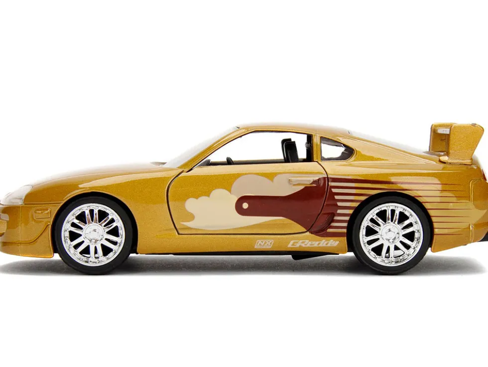 Slap Jack's Toyota Supra Gold Fast & Furious Movie 1/32 Diecast Model Car Jada 99542