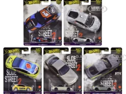 Slide Street 2 5 piece Set "Car Culture" 2024 Series H Diecast Model Cars by Hot Wheels