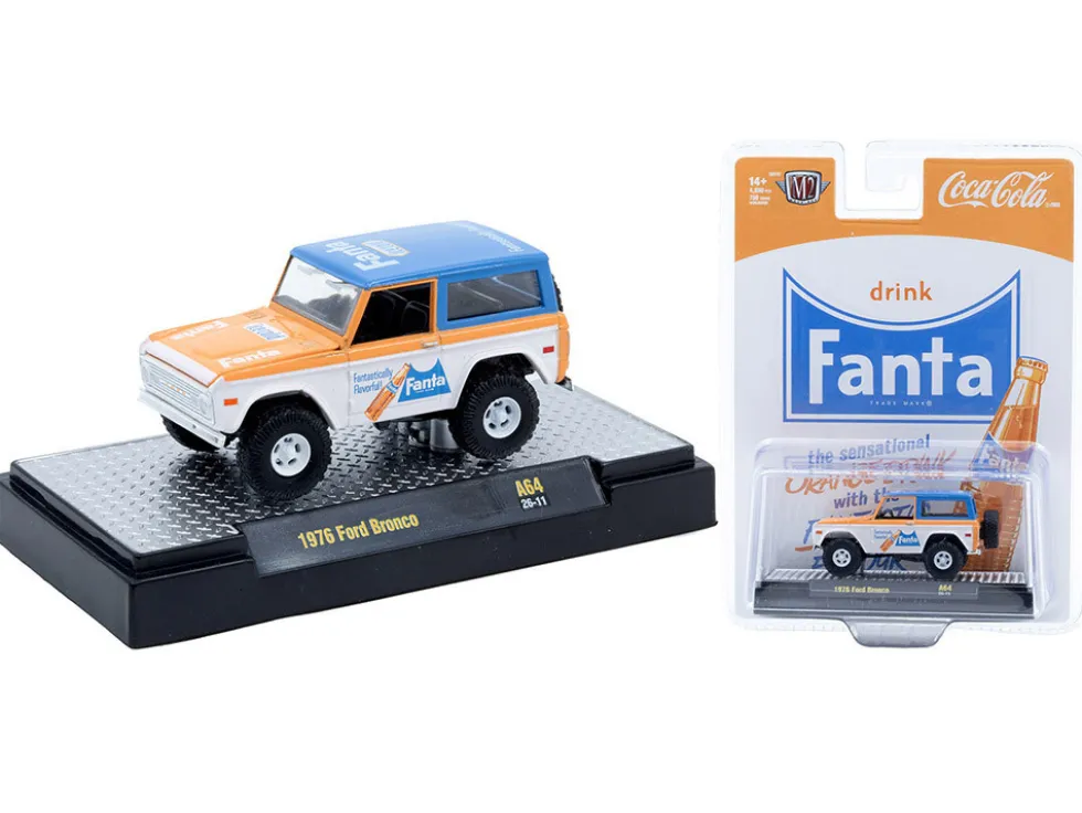 Sodas Set of 3 pieces Release 64 Limited Edition to 5400 pieces Worldwide 1/64 Diecast Model Cars by M2 Machines
