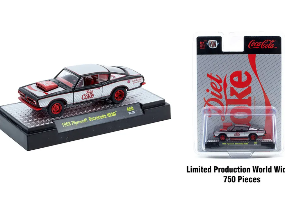 Sodas Set of 3 pieces Release 60 Limited Edition to 10000 pieces Worldwide 1/64 Diecast Model Cars by M2 Machines