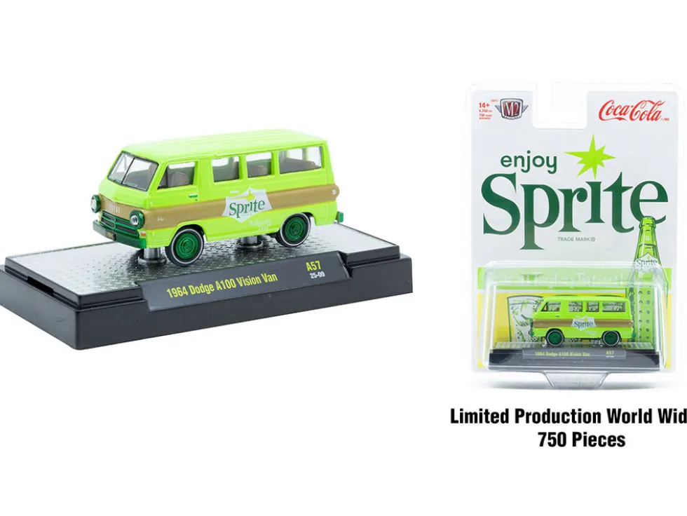 Sodas Set of 3 pieces Release 57 Limited Edition to 10000 pieces Worldwide 1/64 Diecast Model Cars by M2 Machines