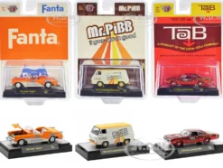 Sodas Set of 3 pieces Release 25 Limited Edition to 6250 pieces Worldwide 1/64 Diecast Model Cars M2 Machines 52500-A25