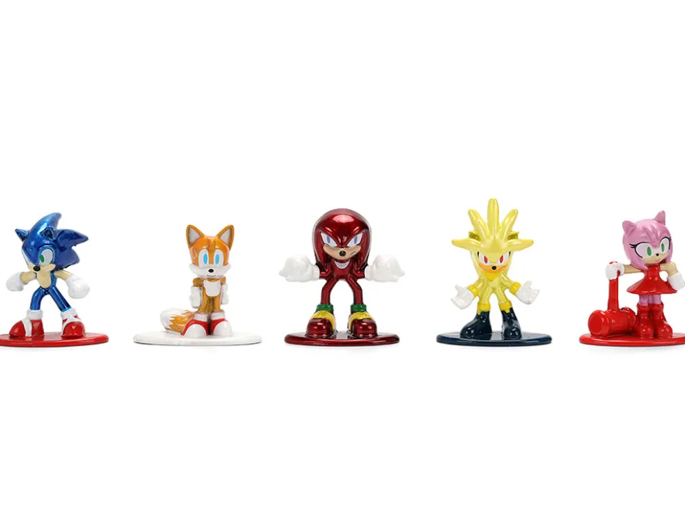 Sonic The Hedgehog Set of 18 Diecast Figures Wave 2 "Nano Metalfigs" Series Diecast Models by Jada