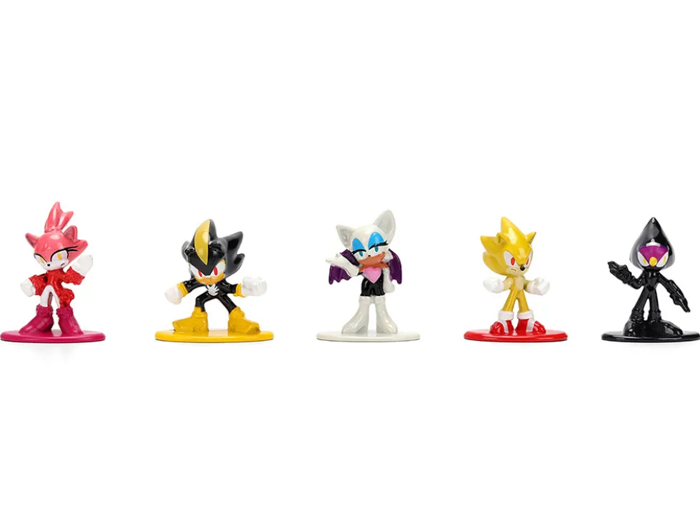 Sonic The Hedgehog Set of 18 Diecast Figures Wave 2 "Nano Metalfigs" Series Diecast Models by Jada