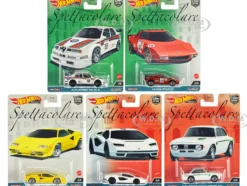 Spettacolare 5 piece Set Car Culture Series Diecast Model Cars Hot Wheels FPY86-959B
