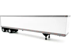 53' Spread Axle Dry Van Trailer White 1/87 (HO) Plastic Model Car by HO Logistics