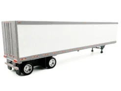 53' Spread Axle Dry Van Trailer White 1/87 (HO) Plastic Model Car by HO Logistics