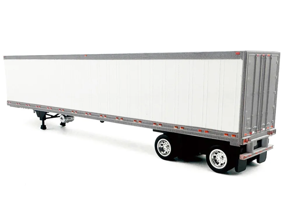 53' Spread Axle Refrigerated Trailer White 1/87 (HO) Plastic Model Car by HO Logistics