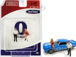 70s Style Two Figurines Set II for 1/43 Scale Models American Diorama 38352