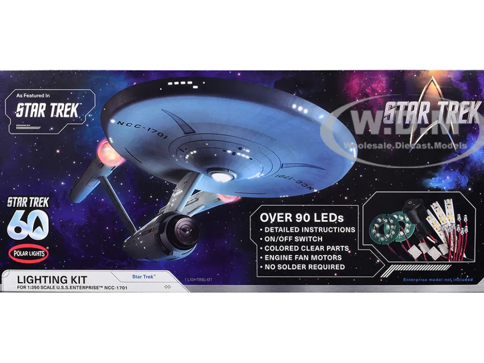 Star Trek The Original Series USS Enterprise 60th Anniversary Lighting Set for 1/350 Model Kit by Polar Lights