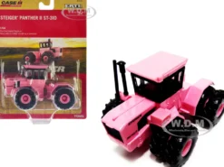 Steiger Panther II ST-310 Tractor Dual Wheels Pink Case IH Agriculture Series 1/64 Diecast Model ERTL TOMY 44331