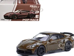 992 Stinger GTR Brown Carbon 1/64 Diecast Model Car by Pop Race