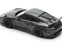 992 Stinger GTR Carbon Edition with Blue Stripe 1/64 Diecast Model Car by Pop Race