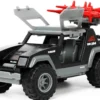 Stinger with Missile Launcher Cobra Commander Diecast Figurine G.I. Joe Hollywood Rides Series 1/32 Diecast Model Car Jada 33085