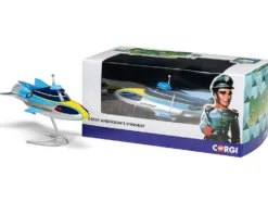 Stingray Submarine Blue and Silver with Yellow Stripes "Gerry Anderson's Stingray" (1964) TV Series Diecast Model by Corgi