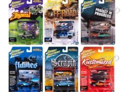 Street Freaks 2025 Release 1 Set B of 6 Cars 1/64 Diecast Model Cars by Johnny Lightning
