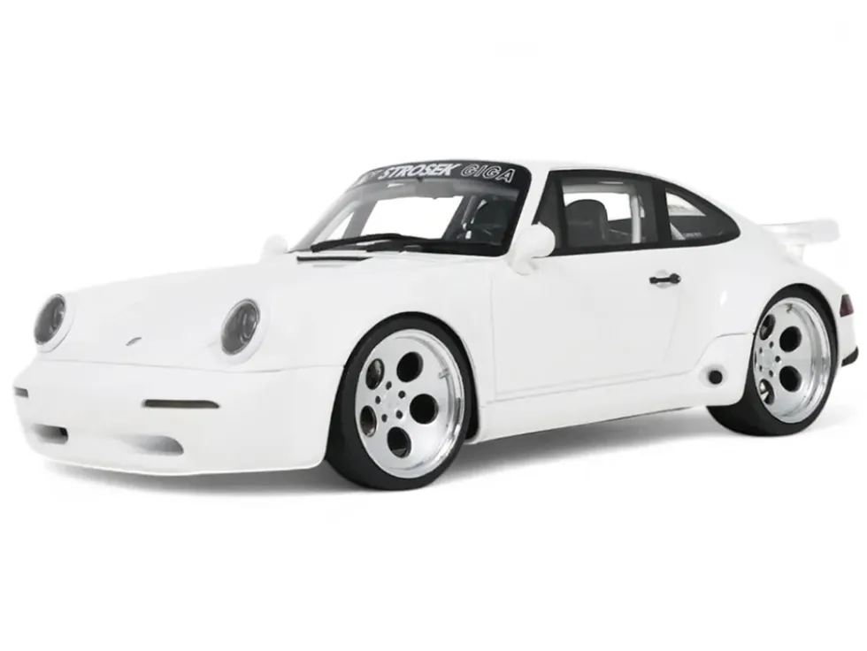 2024 Strosek GIGA (Porsche 911) White 1/18 Model Car by GT Spirit
