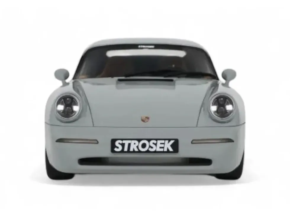 2023 Strosek Mega 30 Speedster (Porsche 911) Classic Gray 1/18 Model Car by GT Spirit