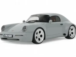 2023 Strosek Mega 30 Speedster (Porsche 911) Classic Gray 1/18 Model Car by GT Spirit