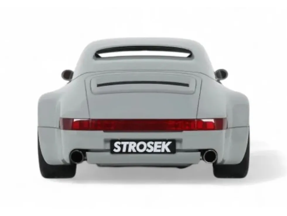 2023 Strosek Mega 30 Speedster (Porsche 911) Classic Gray 1/18 Model Car by GT Spirit