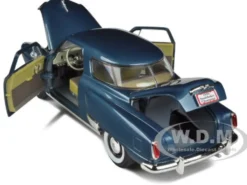 1950 Studebaker Champion Blue 1/18 Diecast Car Model Road Signature 92478
