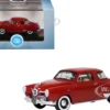 1950 Studebaker Champion Starlight Coupe Commanche Red 1/87 (HO) Scale Diecast Model Car by Oxford Diecast