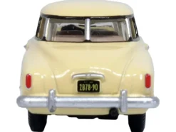 1950 Studebaker Champion Starlight Coupe Tulip Cream 1/87 (HO) Scale Diecast Model Car by Oxford Diecast