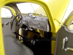 1937 Studebaker Pickup Yellow With Accessories 1/24 Diecast Car Unique Replicas 18566