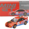 Subaru Impreza WRC97 #1 Armin Kremer - Fred Berssen Champion "Deutsche Rallye Meisterschaft (DRM)" (1999) Limited Edition 1/64 Diecast Model Car by Mini GT