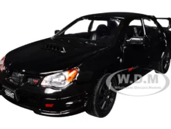 Subaru Impreza WRX STi Black 1/24 Diecast Model Car Motormax 73330