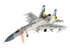 Sukhoi Su-27 Flanker Aircraft "Ukraine War" (2023) Ukrainian Air Forces 1/72 Diecast Model by JC Wings