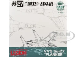 Sukhoi Su-27 Flanker-B Aircraft "Red 36, 941st Fighter Aviation Regiment" (1987) Soviet Air Force 1/100 Diecast Model Airplane by Legion