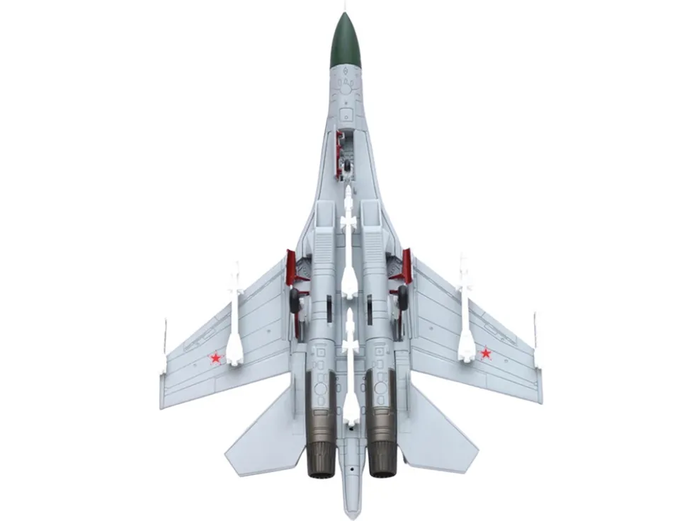 Sukhoi Su-27 Flanker-B Aircraft "Red 36, 941st Fighter Aviation Regiment" (1987) Soviet Air Force 1/100 Diecast Model Airplane by Legion