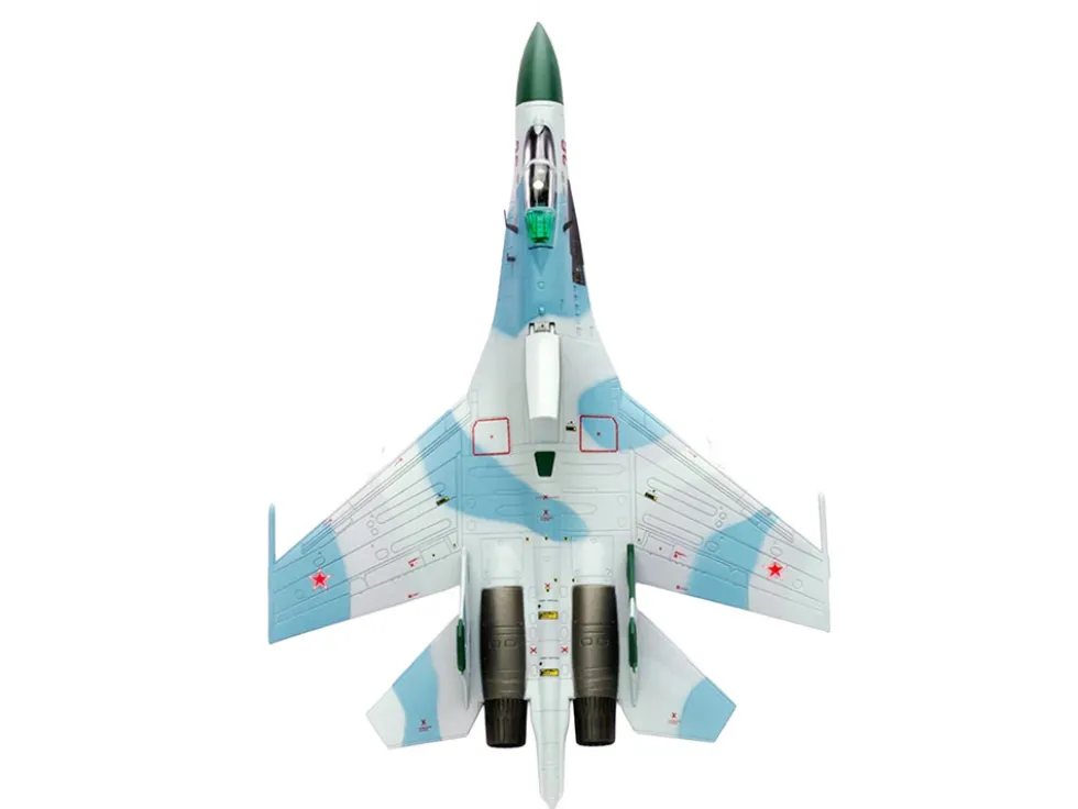 Sukhoi Su-27 Flanker-B Aircraft "Red 36, 941st Fighter Aviation Regiment" (1987) Soviet Air Force 1/100 Diecast Model Airplane by Legion