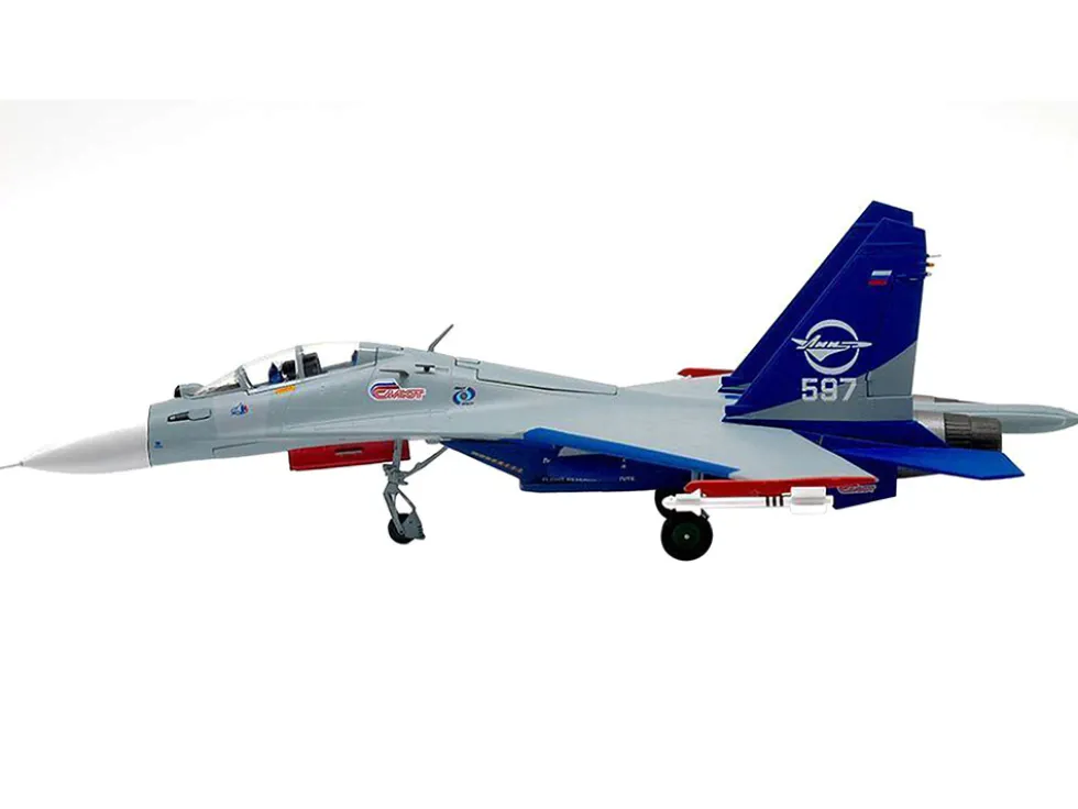 Sukhoi Su 30LL Flanker C Fighter Aircraft Gromov Flight Research Institute Ramenskoye AB Russia 1997 1/72 Diecast Model JC Wings JCW-72-SU30-006