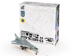 Sukhoi Su-24M Fencer-D Bomber Aircraft "Ukraine War" (2023) Ukrainian Air Force 1/72 Diecast Model by JC Wings