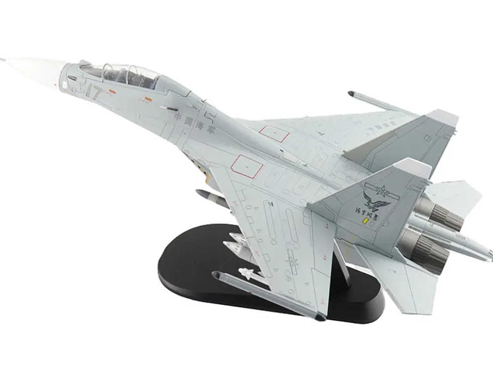 Sukhoi Su-30MK2 Flanker-G Fighter Aircraft "White 17, China" (2022) People's Liberation Army Naval Air Force (PLANAF) "Air Power Series" 1/72 Diecast Model by Hobby Master