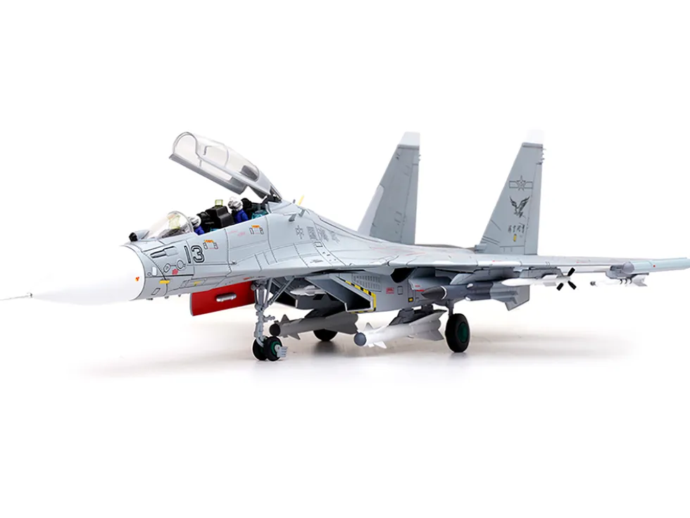 Sukhoi Su 30MKK Flanker G Fighter Aircraft #13 People s Liberation Army PLA Naval Aviation s Sea and Air Eagle Regiment Chinese Air Force Wing Series 1/72 Diecast Model Panzerkampf 14645PE13