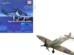 Supermarine Spitfire Mk.1a Fighter Aircraft "J/P9374, Dunkirk" British Royal Air Force "Air Power Series" 1/48 Diecast Model by Hobby Master