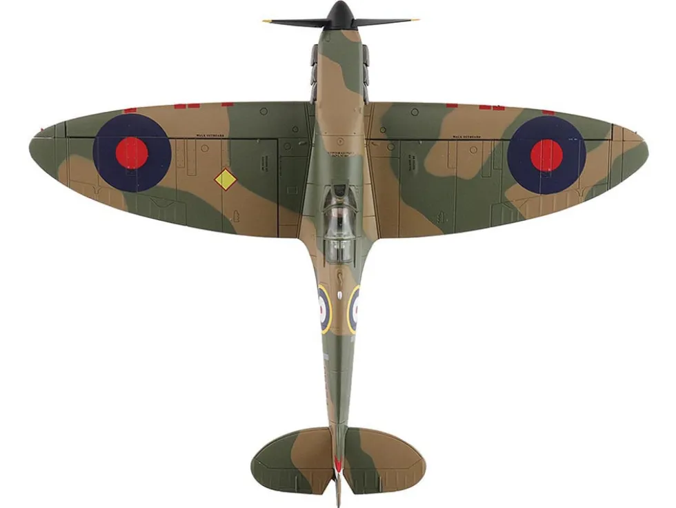 Supermarine Spitfire Mk.1a Fighter Aircraft "J/P9374, Dunkirk" British Royal Air Force "Air Power Series" 1/48 Diecast Model by Hobby Master
