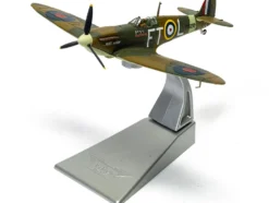 Supermarine Spitfire Mk.II Fighter Aircraft "Iron Maiden 'Aces High'" Green Camouflage with Graphics 1/72 Diecast Model by Corgi