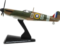 Supermarine Spitfire Mk II Fighter Aircraft Battle of Britain Royal Air Force 1/93 Diecast Model Airplane Postage Stamp PS5335-3