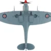 Supermarine Spitfire Mk IXc Fighter Aircraft "MA466, BQ-S, No. 451 Squadron, Corsica" (1944) Royal Australian Air Force "Air Power Series" 1/48 Diecast Model by Hobby Master