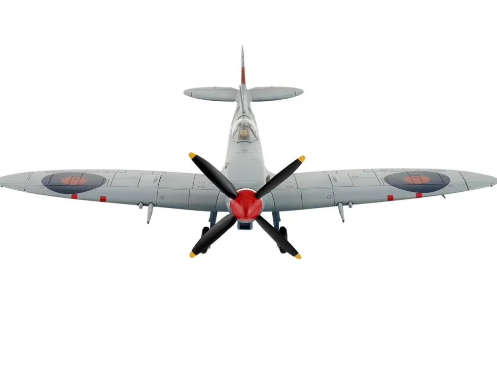 Supermarine Spitfire Mk IXc Fighter Aircraft "MA466, BQ-S, No. 451 Squadron, Corsica" (1944) Royal Australian Air Force "Air Power Series" 1/48 Diecast Model by Hobby Master
